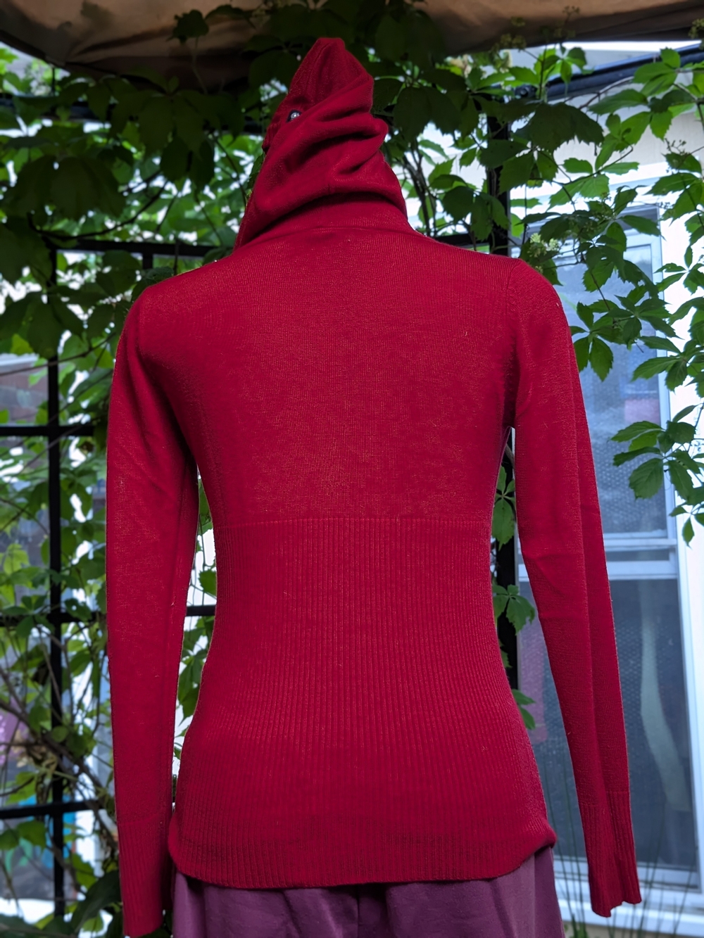 Apple Bottoms Red Hooded Rhinestone Logo Sweater - Picture 10 of 16